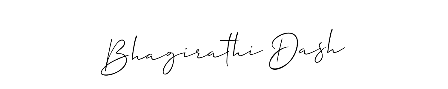 Bhagirathi Dash stylish signature style. Best Handwritten Sign (Allison_Script) for my name. Handwritten Signature Collection Ideas for my name Bhagirathi Dash. Bhagirathi Dash signature style 2 images and pictures png