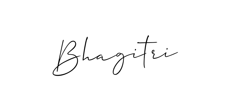 Design your own signature with our free online signature maker. With this signature software, you can create a handwritten (Allison_Script) signature for name Bhagitri. Bhagitri signature style 2 images and pictures png