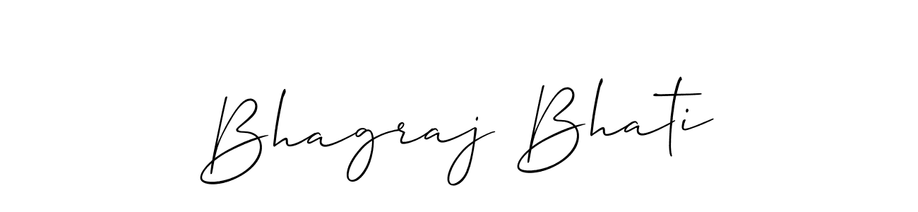 Allison_Script is a professional signature style that is perfect for those who want to add a touch of class to their signature. It is also a great choice for those who want to make their signature more unique. Get Bhagraj Bhati name to fancy signature for free. Bhagraj Bhati signature style 2 images and pictures png