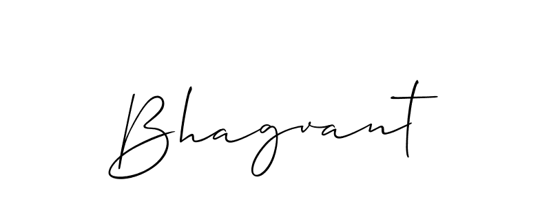 How to make Bhagvant signature? Allison_Script is a professional autograph style. Create handwritten signature for Bhagvant name. Bhagvant signature style 2 images and pictures png