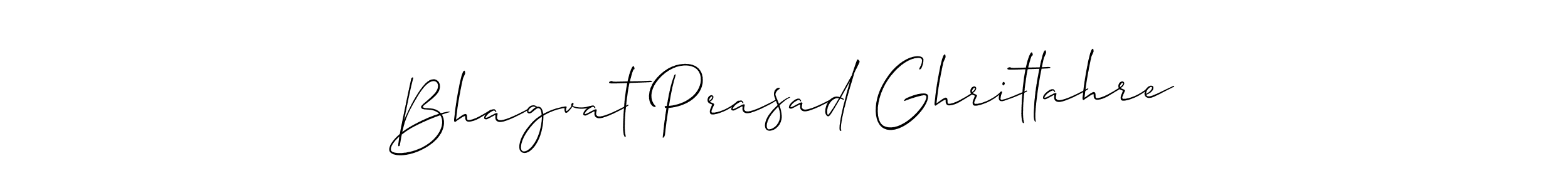 How to make Bhagvat Prasad Ghritlahre signature? Allison_Script is a professional autograph style. Create handwritten signature for Bhagvat Prasad Ghritlahre name. Bhagvat Prasad Ghritlahre signature style 2 images and pictures png