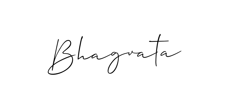 Make a beautiful signature design for name Bhagvata. With this signature (Allison_Script) style, you can create a handwritten signature for free. Bhagvata signature style 2 images and pictures png