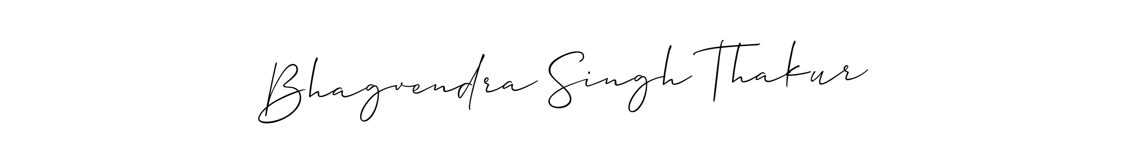 Make a beautiful signature design for name Bhagvendra Singh Thakur. With this signature (Allison_Script) style, you can create a handwritten signature for free. Bhagvendra Singh Thakur signature style 2 images and pictures png