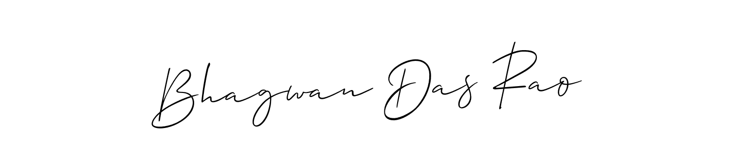 Use a signature maker to create a handwritten signature online. With this signature software, you can design (Allison_Script) your own signature for name Bhagwan Das Rao. Bhagwan Das Rao signature style 2 images and pictures png