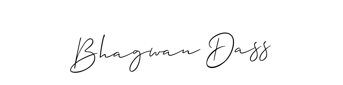 Also we have Bhagwan Dass name is the best signature style. Create professional handwritten signature collection using Allison_Script autograph style. Bhagwan Dass signature style 2 images and pictures png