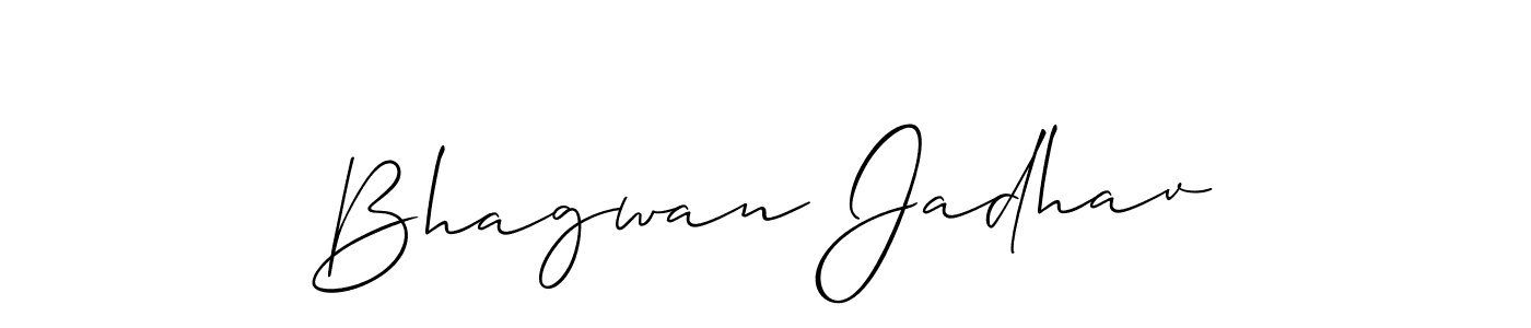 Allison_Script is a professional signature style that is perfect for those who want to add a touch of class to their signature. It is also a great choice for those who want to make their signature more unique. Get Bhagwan Jadhav name to fancy signature for free. Bhagwan Jadhav signature style 2 images and pictures png