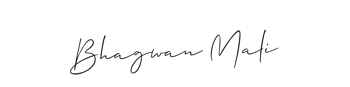 Also You can easily find your signature by using the search form. We will create Bhagwan Mali name handwritten signature images for you free of cost using Allison_Script sign style. Bhagwan Mali signature style 2 images and pictures png