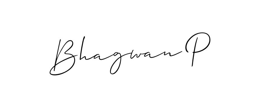 if you are searching for the best signature style for your name Bhagwan P. so please give up your signature search. here we have designed multiple signature styles  using Allison_Script. Bhagwan P signature style 2 images and pictures png