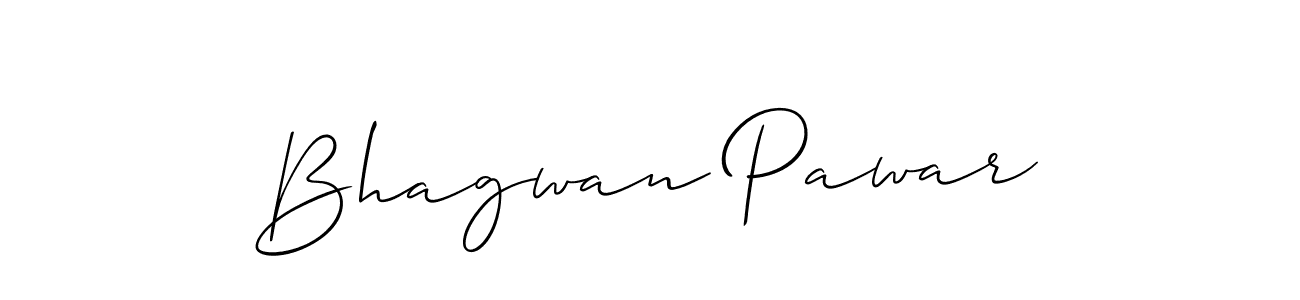 You should practise on your own different ways (Allison_Script) to write your name (Bhagwan Pawar) in signature. don't let someone else do it for you. Bhagwan Pawar signature style 2 images and pictures png