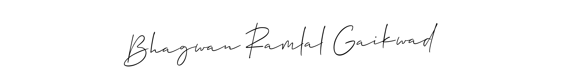Also we have Bhagwan Ramlal Gaikwad name is the best signature style. Create professional handwritten signature collection using Allison_Script autograph style. Bhagwan Ramlal Gaikwad signature style 2 images and pictures png