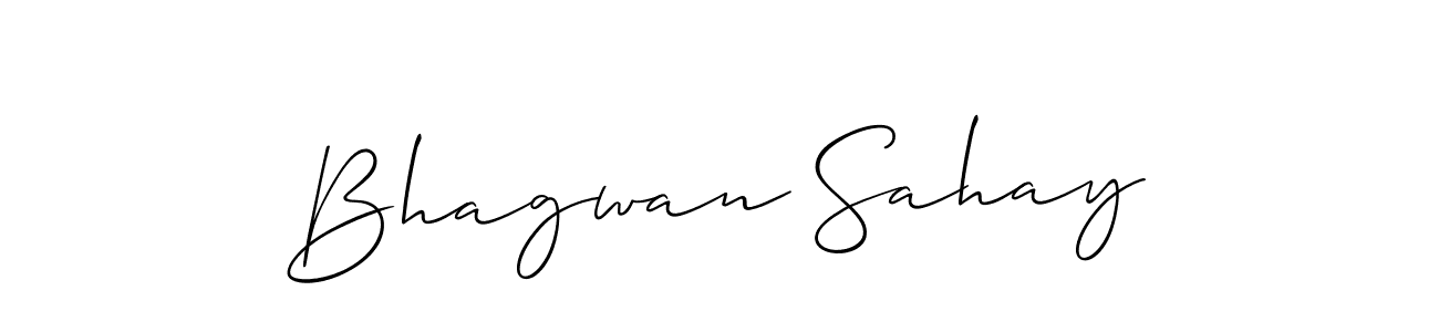 This is the best signature style for the Bhagwan Sahay name. Also you like these signature font (Allison_Script). Mix name signature. Bhagwan Sahay signature style 2 images and pictures png