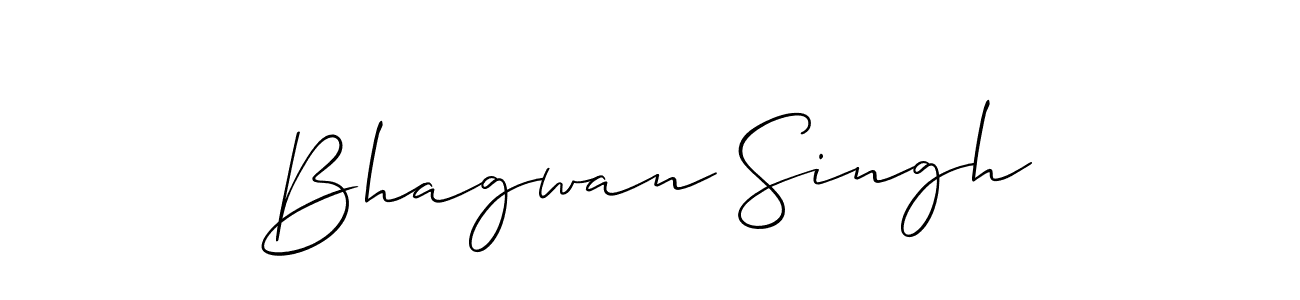 How to make Bhagwan Singh name signature. Use Allison_Script style for creating short signs online. This is the latest handwritten sign. Bhagwan Singh signature style 2 images and pictures png