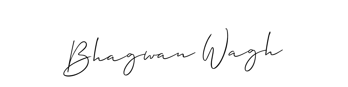How to make Bhagwan Wagh signature? Allison_Script is a professional autograph style. Create handwritten signature for Bhagwan Wagh name. Bhagwan Wagh signature style 2 images and pictures png