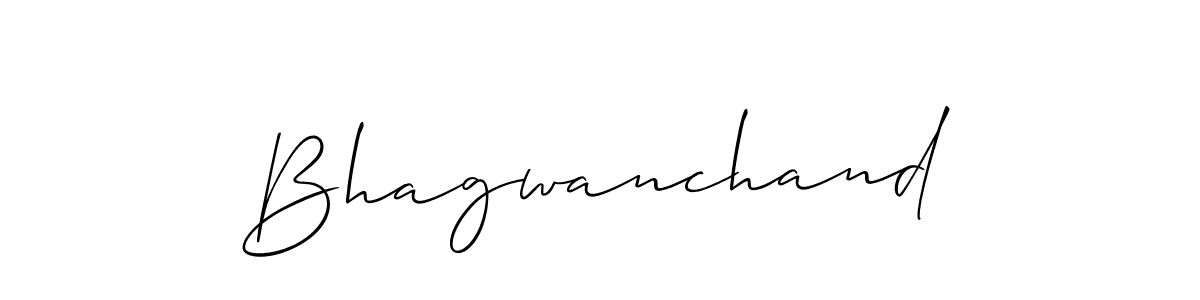 How to make Bhagwanchand name signature. Use Allison_Script style for creating short signs online. This is the latest handwritten sign. Bhagwanchand signature style 2 images and pictures png