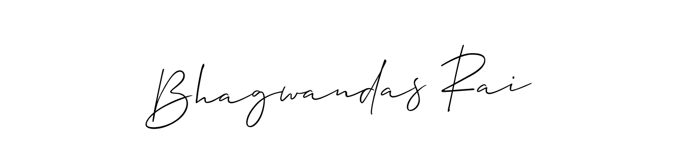 Use a signature maker to create a handwritten signature online. With this signature software, you can design (Allison_Script) your own signature for name Bhagwandas Rai. Bhagwandas Rai signature style 2 images and pictures png