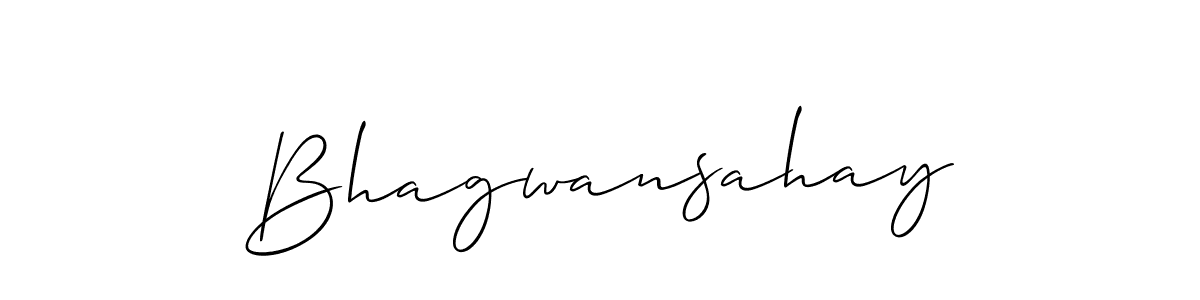 if you are searching for the best signature style for your name Bhagwansahay. so please give up your signature search. here we have designed multiple signature styles  using Allison_Script. Bhagwansahay signature style 2 images and pictures png