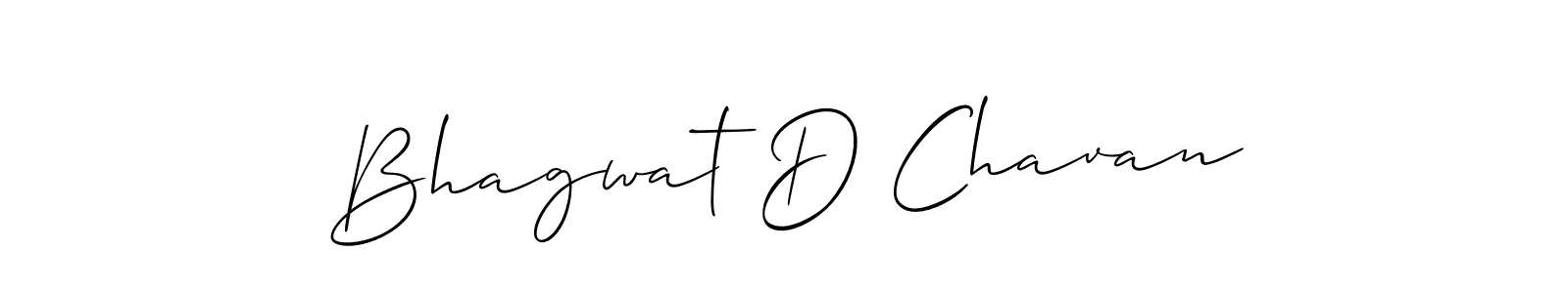 Create a beautiful signature design for name Bhagwat D Chavan. With this signature (Allison_Script) fonts, you can make a handwritten signature for free. Bhagwat D Chavan signature style 2 images and pictures png