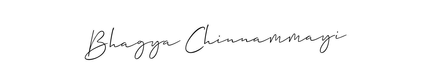 Make a short Bhagya Chinnammayi signature style. Manage your documents anywhere anytime using Allison_Script. Create and add eSignatures, submit forms, share and send files easily. Bhagya Chinnammayi signature style 2 images and pictures png