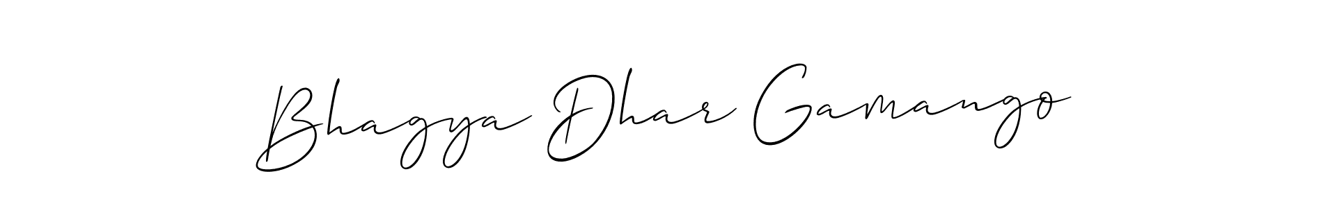 You can use this online signature creator to create a handwritten signature for the name Bhagya Dhar Gamango. This is the best online autograph maker. Bhagya Dhar Gamango signature style 2 images and pictures png