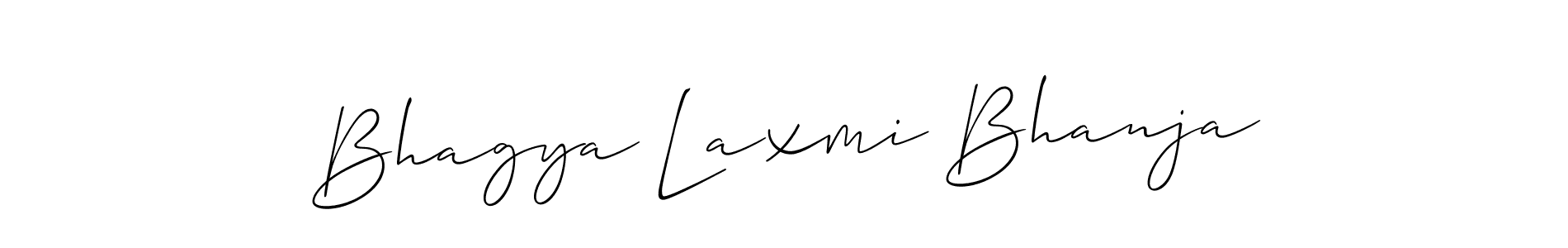 Design your own signature with our free online signature maker. With this signature software, you can create a handwritten (Allison_Script) signature for name Bhagya Laxmi Bhanja. Bhagya Laxmi Bhanja signature style 2 images and pictures png
