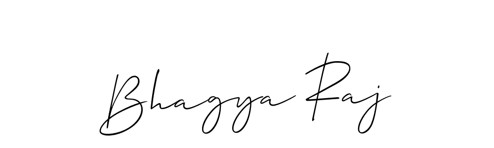 Create a beautiful signature design for name Bhagya Raj. With this signature (Allison_Script) fonts, you can make a handwritten signature for free. Bhagya Raj signature style 2 images and pictures png