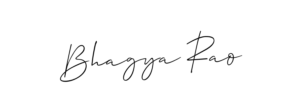 Make a beautiful signature design for name Bhagya Rao. Use this online signature maker to create a handwritten signature for free. Bhagya Rao signature style 2 images and pictures png