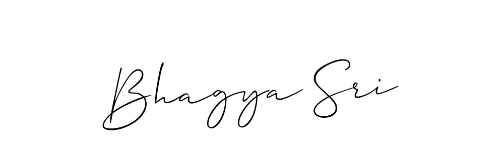 Also You can easily find your signature by using the search form. We will create Bhagya Sri name handwritten signature images for you free of cost using Allison_Script sign style. Bhagya Sri signature style 2 images and pictures png