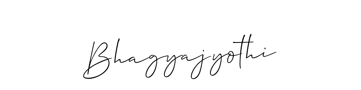 Also we have Bhagyajyothi name is the best signature style. Create professional handwritten signature collection using Allison_Script autograph style. Bhagyajyothi signature style 2 images and pictures png