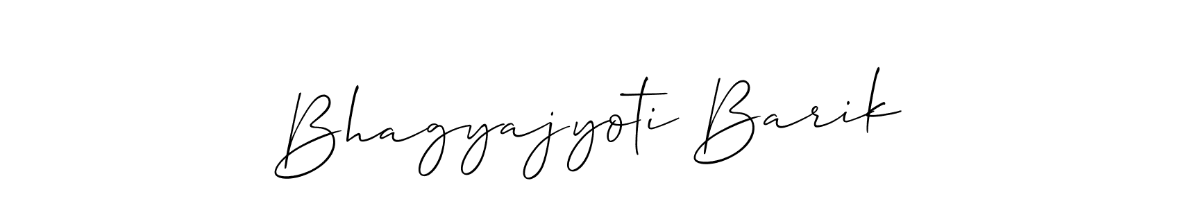 Design your own signature with our free online signature maker. With this signature software, you can create a handwritten (Allison_Script) signature for name Bhagyajyoti Barik. Bhagyajyoti Barik signature style 2 images and pictures png