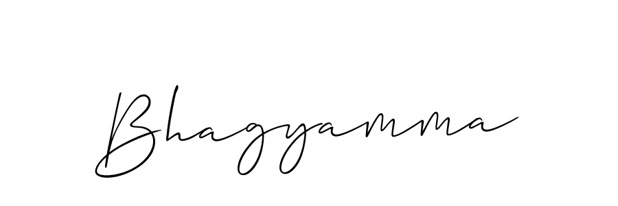 Also we have Bhagyamma name is the best signature style. Create professional handwritten signature collection using Allison_Script autograph style. Bhagyamma signature style 2 images and pictures png