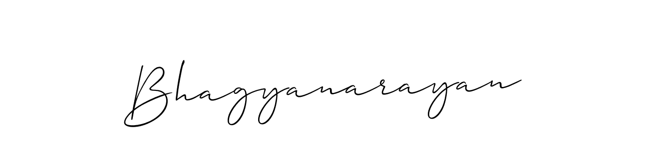 Create a beautiful signature design for name Bhagyanarayan. With this signature (Allison_Script) fonts, you can make a handwritten signature for free. Bhagyanarayan signature style 2 images and pictures png