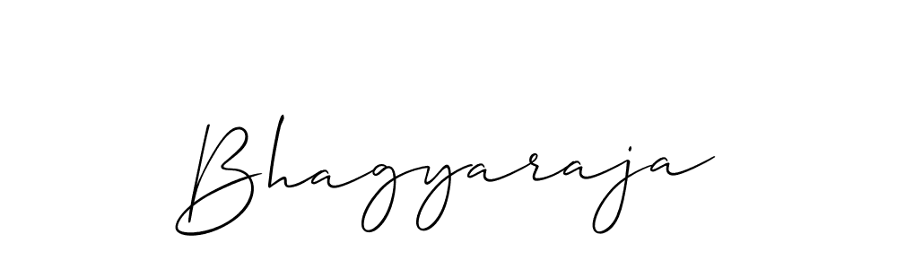 Create a beautiful signature design for name Bhagyaraja. With this signature (Allison_Script) fonts, you can make a handwritten signature for free. Bhagyaraja signature style 2 images and pictures png