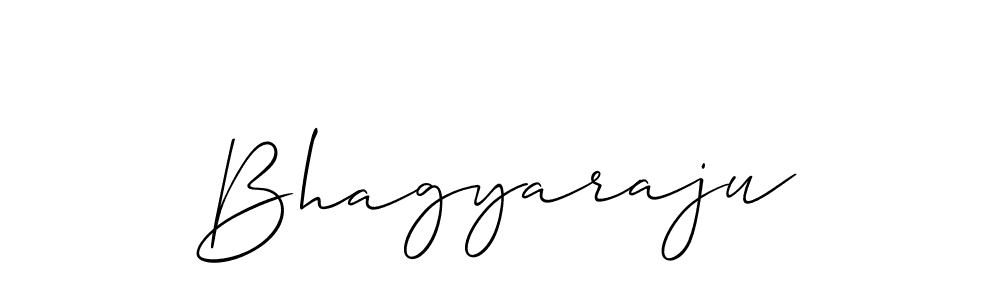 How to make Bhagyaraju signature? Allison_Script is a professional autograph style. Create handwritten signature for Bhagyaraju name. Bhagyaraju signature style 2 images and pictures png