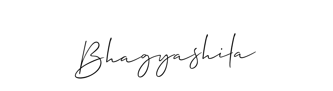 Also we have Bhagyashila name is the best signature style. Create professional handwritten signature collection using Allison_Script autograph style. Bhagyashila signature style 2 images and pictures png