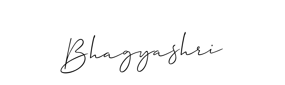 How to make Bhagyashri signature? Allison_Script is a professional autograph style. Create handwritten signature for Bhagyashri name. Bhagyashri signature style 2 images and pictures png