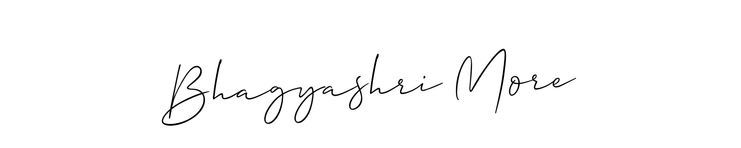Also we have Bhagyashri More name is the best signature style. Create professional handwritten signature collection using Allison_Script autograph style. Bhagyashri More signature style 2 images and pictures png