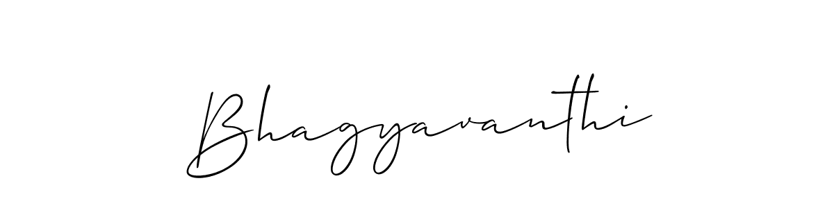 Design your own signature with our free online signature maker. With this signature software, you can create a handwritten (Allison_Script) signature for name Bhagyavanthi. Bhagyavanthi signature style 2 images and pictures png