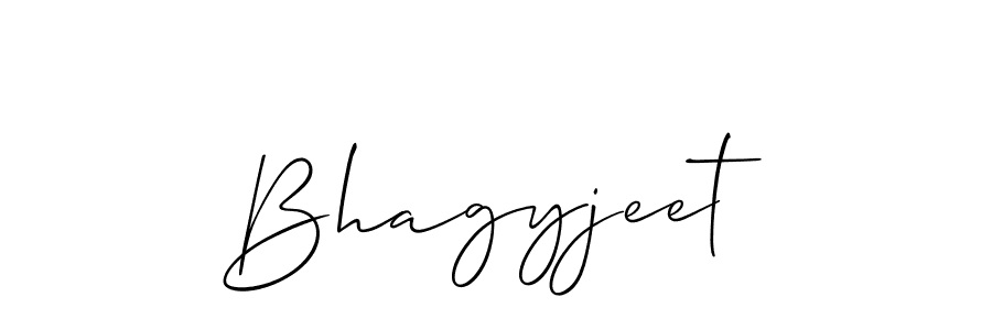 Design your own signature with our free online signature maker. With this signature software, you can create a handwritten (Allison_Script) signature for name Bhagyjeet. Bhagyjeet signature style 2 images and pictures png