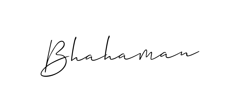 Also we have Bhahaman name is the best signature style. Create professional handwritten signature collection using Allison_Script autograph style. Bhahaman signature style 2 images and pictures png