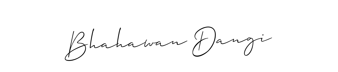 Also You can easily find your signature by using the search form. We will create Bhahawan Dangi name handwritten signature images for you free of cost using Allison_Script sign style. Bhahawan Dangi signature style 2 images and pictures png