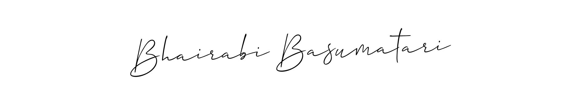 Also we have Bhairabi Basumatari name is the best signature style. Create professional handwritten signature collection using Allison_Script autograph style. Bhairabi Basumatari signature style 2 images and pictures png