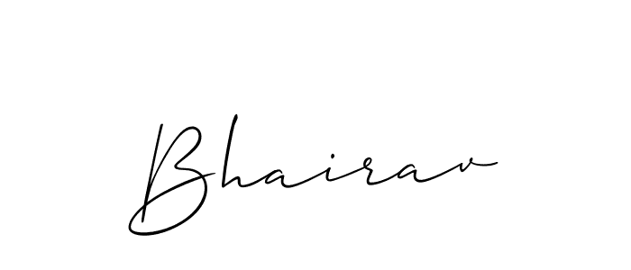 Bhairav stylish signature style. Best Handwritten Sign (Allison_Script) for my name. Handwritten Signature Collection Ideas for my name Bhairav. Bhairav signature style 2 images and pictures png