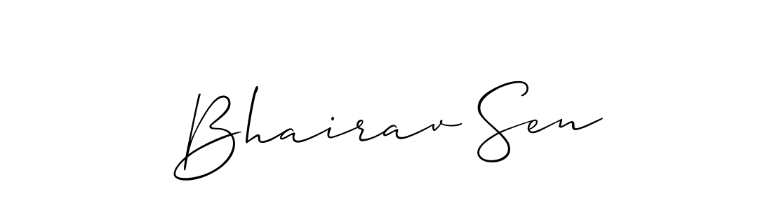 Make a beautiful signature design for name Bhairav Sen. Use this online signature maker to create a handwritten signature for free. Bhairav Sen signature style 2 images and pictures png