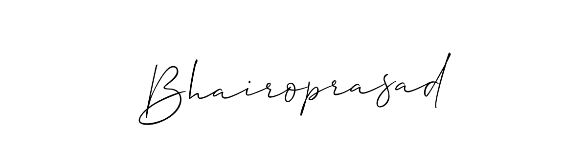 How to Draw Bhairoprasad signature style? Allison_Script is a latest design signature styles for name Bhairoprasad. Bhairoprasad signature style 2 images and pictures png