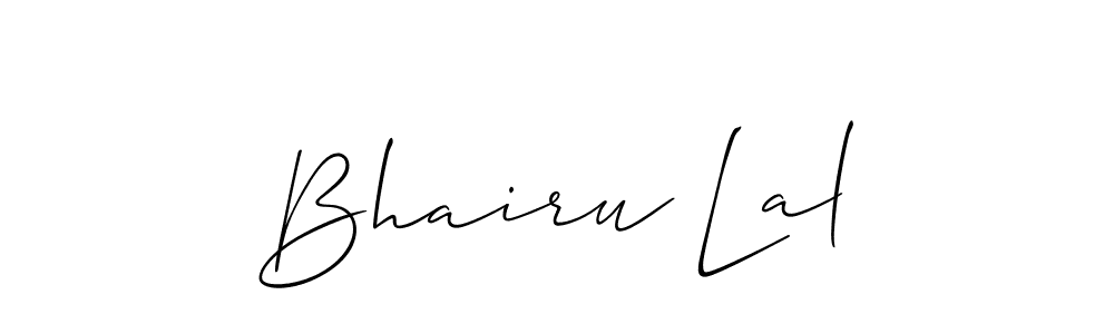 Best and Professional Signature Style for Bhairu Lal. Allison_Script Best Signature Style Collection. Bhairu Lal signature style 2 images and pictures png