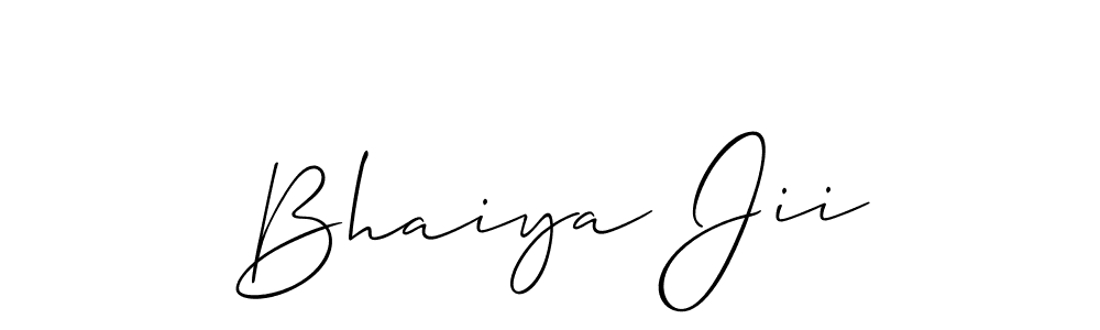 You can use this online signature creator to create a handwritten signature for the name Bhaiya Jii. This is the best online autograph maker. Bhaiya Jii signature style 2 images and pictures png
