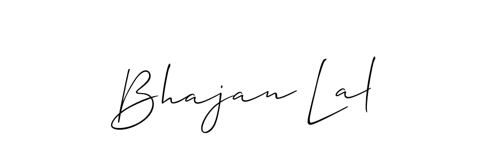 Design your own signature with our free online signature maker. With this signature software, you can create a handwritten (Allison_Script) signature for name Bhajan Lal. Bhajan Lal signature style 2 images and pictures png