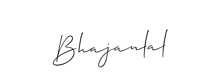 It looks lik you need a new signature style for name Bhajanlal. Design unique handwritten (Allison_Script) signature with our free signature maker in just a few clicks. Bhajanlal signature style 2 images and pictures png