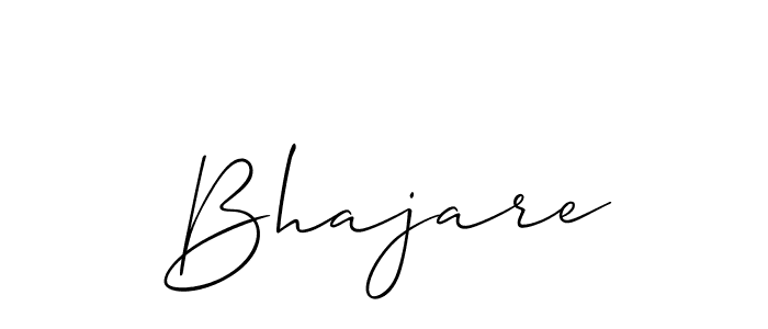 Create a beautiful signature design for name Bhajare. With this signature (Allison_Script) fonts, you can make a handwritten signature for free. Bhajare signature style 2 images and pictures png