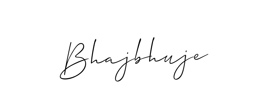 Allison_Script is a professional signature style that is perfect for those who want to add a touch of class to their signature. It is also a great choice for those who want to make their signature more unique. Get Bhajbhuje name to fancy signature for free. Bhajbhuje signature style 2 images and pictures png